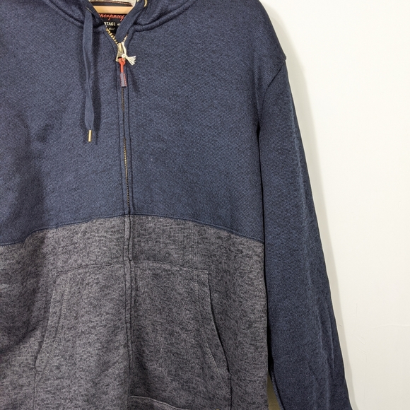 Weatherproof Blue Faux Fur Lined Zip Hoodie - Picture 3 of 8